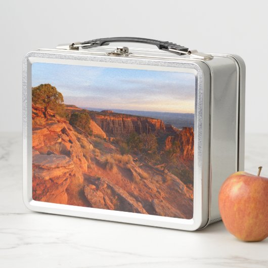 Sunrise on the Grand View Trail at CO Monument Metall Brotdose (Beispiel)