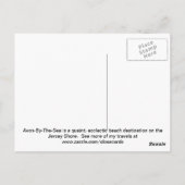 Sunrise on the Jersey Shore Postkarte (Rückseite)