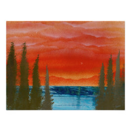 Sunrise or Sunset Fotodruck