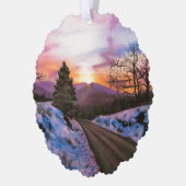 Sunrise Ornament Karte (Links)