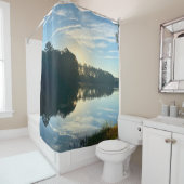 Sunrise Over A Georgia Lake Duschvorhang (Beispiel)