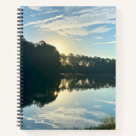 Sunrise Over A Georgia Lake Notizblock