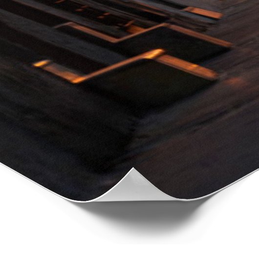 Sunrise Over Camaguey City Street, Camaguey, Kuba Poster (Ecke)