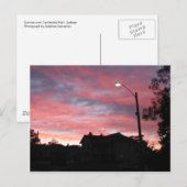Sunrise over Centennial Park, Sydney Postkarte (Vorne/Hinten)