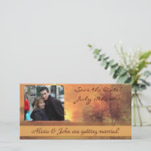 Sunrise Over Diamond Head Save the Date Fotokarte (Stehend Vorderseite)