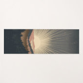 Sunrise Over Forest Mountains Yogamatte (Vorderseite (Horizontal))