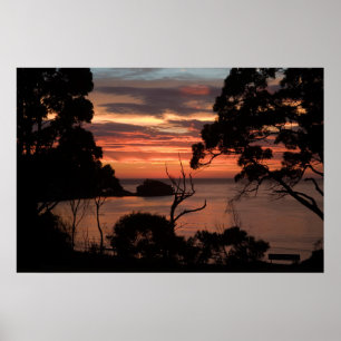 Sunrise Over Freycinet Np Poster