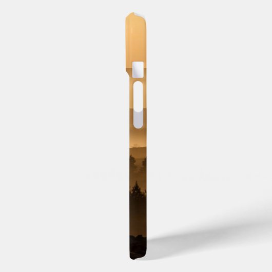 Sunrise Over Misty Rolling Hills Landscape Case-Mate iPhone Hülle (Rückseite / Links)