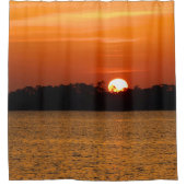 Sunrise Over Perdido Bay Duschvorhang (Vorderseite)