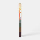 Sunrise Over Retro Hills iPhone 16 Hülle (Linke Seite)