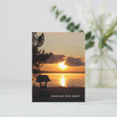 Sunrise over Saint Agaa Postcard Postkarte (Stehend Vorderseite)