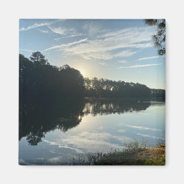 Sunrise Over the Georgia Lake Magnet