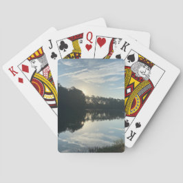 Sunrise Over the Georgia Lake Spielkarten