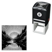 Sunrise Over The Lake Permastempel (Beispiel)