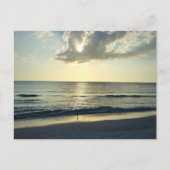 Sunrise Over The Quiet Shore Postkarte (Vorderseite)