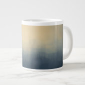 Sunrise Over the Skyline – Abstract Gradient City  Jumbo-Tasse (Vorderseite Rechts)