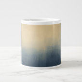 Sunrise Over the Skyline – Abstract Gradient City  Jumbo-Tasse (Vorderseite)