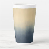 Sunrise Over the Skyline – Abstract Gradient City  Milchtasse (Vorderseite)