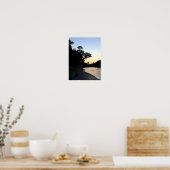 "Sunrise Over Water" Barton Springs Austin Poster (Küche)