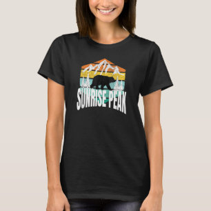 Sunrise Peak Arizona Bär Retro Hexagon Classic Bl T-Shirt