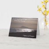 Sunrise Personalisiert 11. Hochzeitstag Karte (Gelbe Blume)