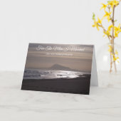 Sunrise Personalisierten Ehemann Hochzeit Jahresta Karte (Gelbe Blume)