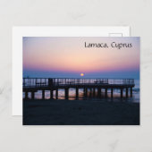 Sunrise Pier Postkarte (Vorne/Hinten)