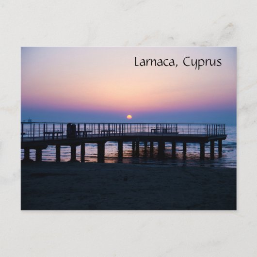 Sunrise Pier Postkarte (Vorderseite)