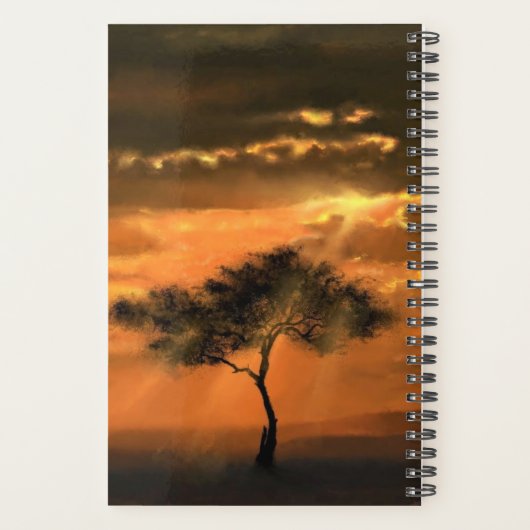 Sunrise Planner Tree Sunbeams Planer (Rückseite)