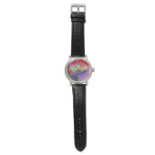 Sunrise Poppy Armbanduhr (Flach)