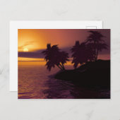Sunrise Postcard Postkarte (Vorne/Hinten)