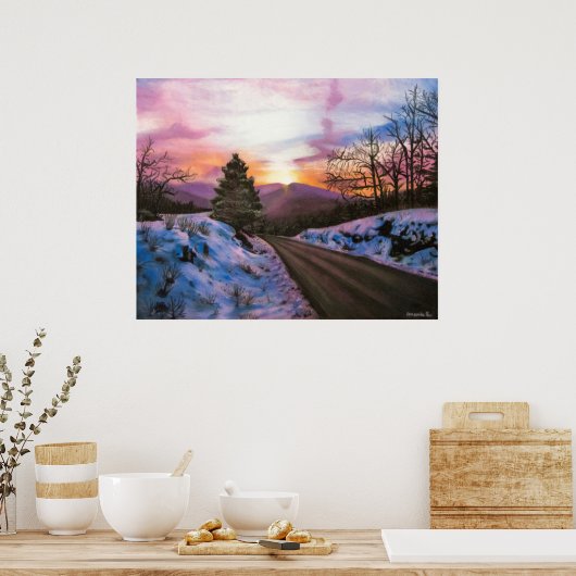 Sunrise Poster (Küche)