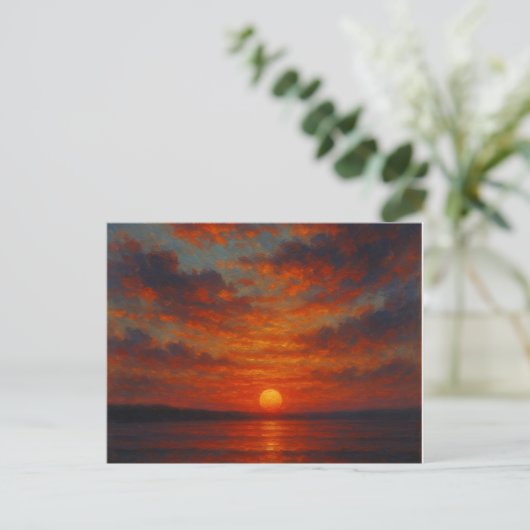 Sunrise Postkarte (Stehend Vorderseite)