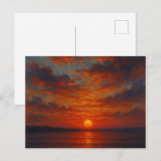 Sunrise Postkarte (Vorne/Hinten)