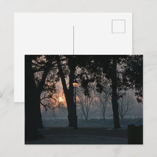 Sunrise Postkarte (Vorne/Hinten)