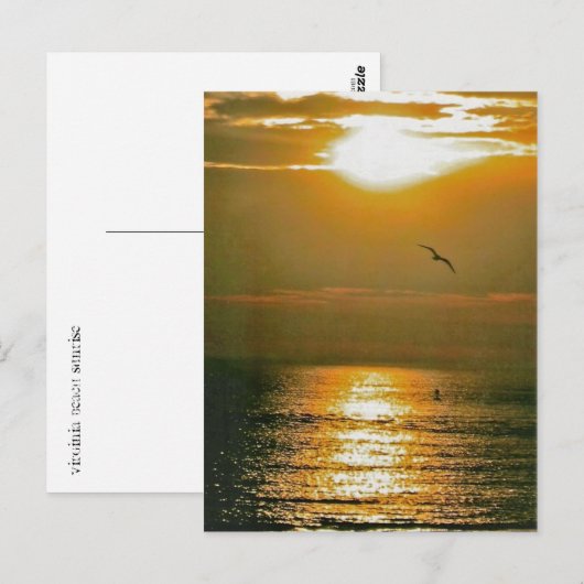 Sunrise Postkarte (Vorne/Hinten)