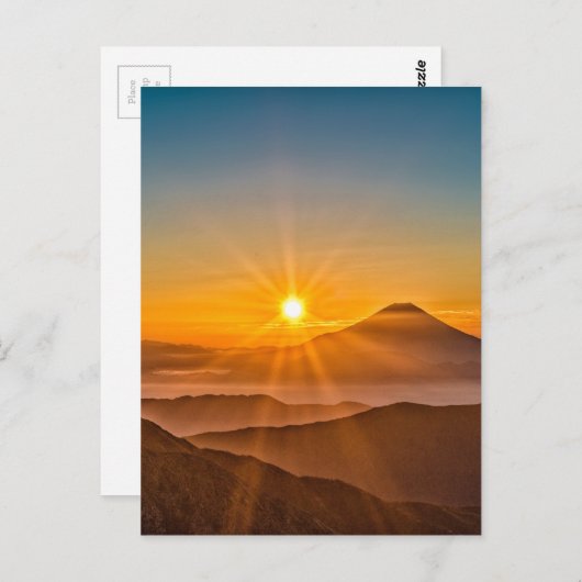 Sunrise Postkarte (Vorne/Hinten)