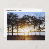 Sunrise Postkarte (Vorne/Hinten)