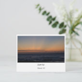 Sunrise Postkarte (Stehend Vorderseite)