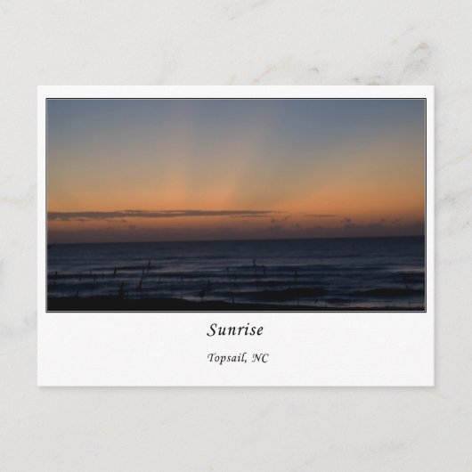 Sunrise Postkarte (Vorderseite)