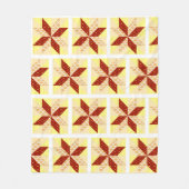 Sunrise Quilt Style Throw Fleecedecke (Vorderseite)