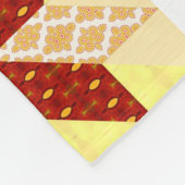 Sunrise Quilt Style Throw Fleecedecke (Ecke)