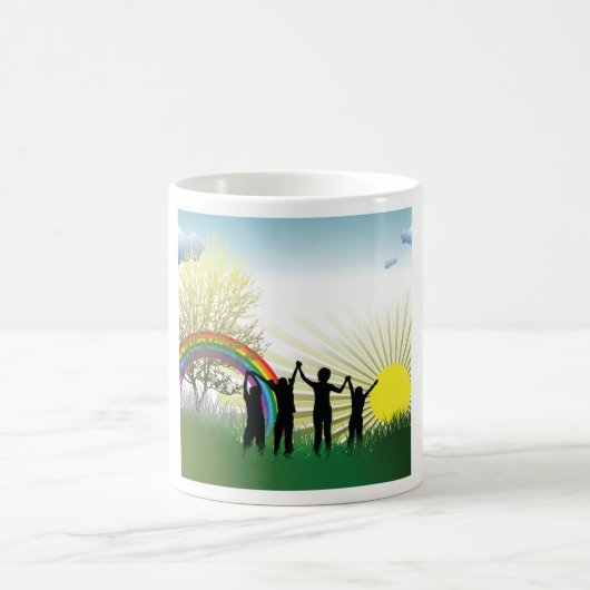 Sunrise Rainbow Children Kaffeetasse (Mittel)