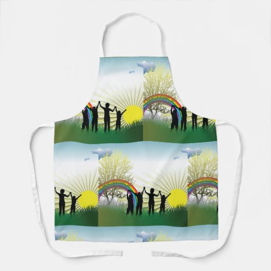 Sunrise Rainbow Children Schürze (Vorderseite)