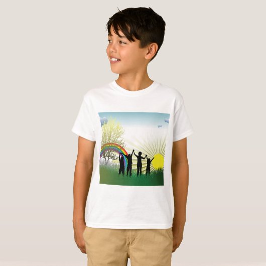 Sunrise Rainbow Children T-Shirt (Vorne ganz)