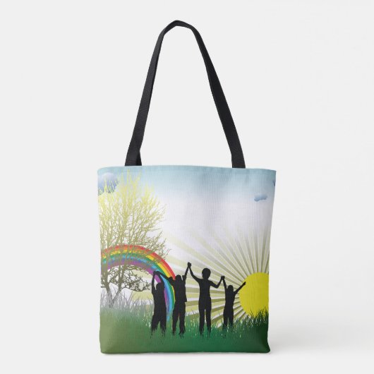 Sunrise Rainbow Children Tasche (Rückseite)