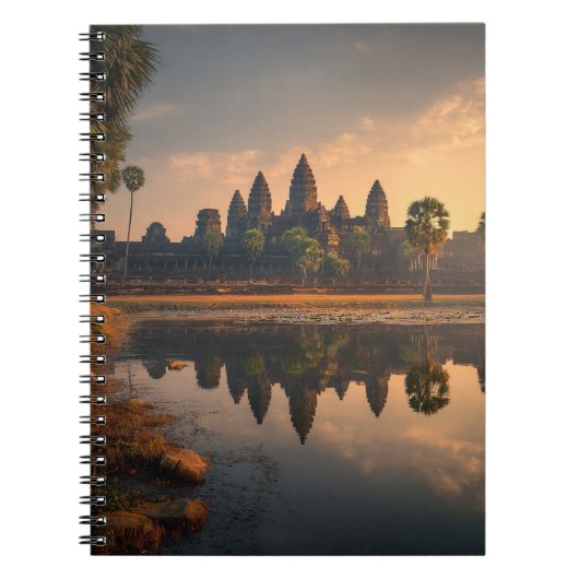 Sunrise Reflection Angkor Wat-Notebook Notizblock (Vorderseite)