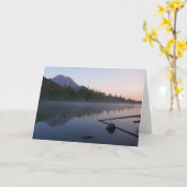 Sunrise Reflection at String Lake II Karte (Gelbe Blume)