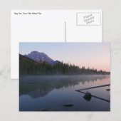 Sunrise Reflection at String Lake II Postkarte (Vorne/Hinten)