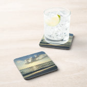 Sunrise Reflections by the Sea Getränkeuntersetzer (Rechte Seite)